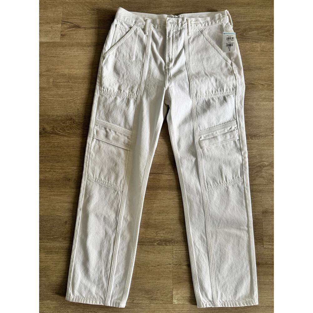 AGOLDE Cooper Cargo Jeans - White - Size 29 - NWOT